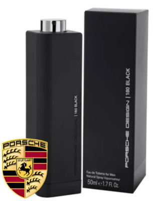 PORSCHE Design 180 Black Perfume - Eau de Toilette 50ml / 1.7 fl.oz (Sealed)