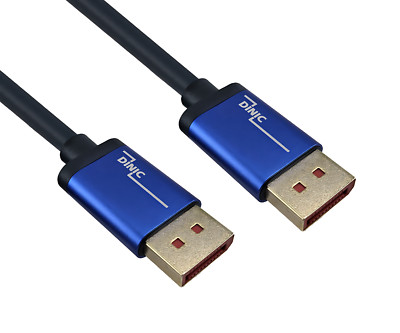 DINIC Premium DisplayPort Kabel, 4k 120Hz, 8k 60Hz, DINIC Blister, 2m