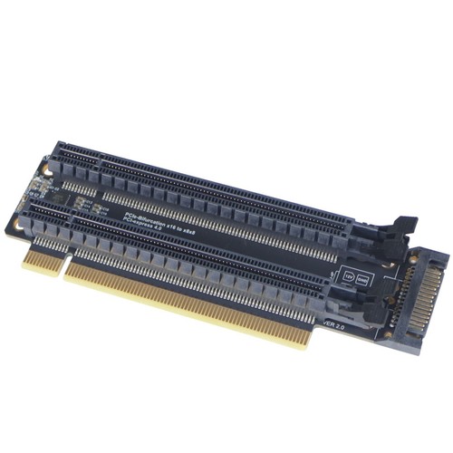 Carte d'extension PCI-Express 4.0 x16 Gen4 Gen3 support double carte X16 à X8X8 - Photo 18/18