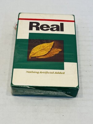 Real Cigarette R. J. Reynolds Tobacco Playing Cards Vintage SEALED