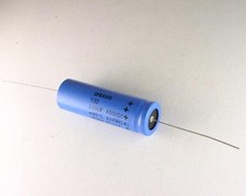2x Sprague 110uF 400V Axial Electrolytic Capacitor Made in USA 400VDC DC 110mfd
