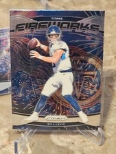 2024 Panini Prizm #4 Will Levis FIREWORKS Insert Tennessee Titans - BK1