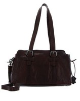 Spikes & Sparrow Bronco Shoulderbag M UmhäNgetasche Tasche Dark Brown Braun Neu