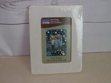 Art Minds Crafts 8 1/2" x 6 3/8" Unfinished Rectangular Wood Picture Photo Frame
