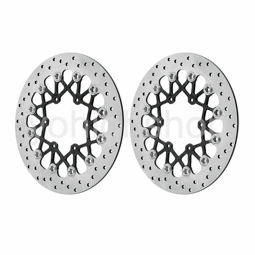 Front Brake Discs Rotors For Suzuki GSXR 600 750 2008-2015 2009 2010 2011 2012 - Picture 4 of 5