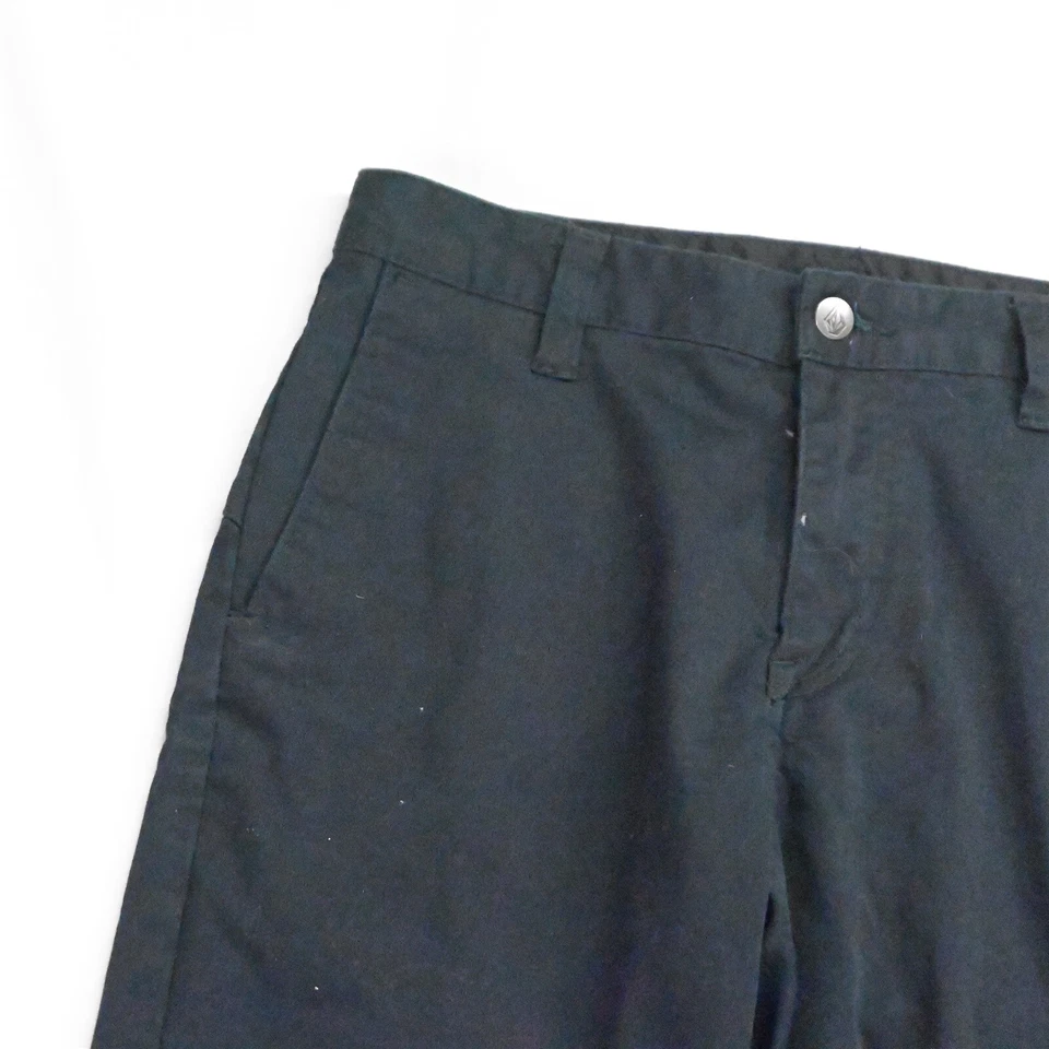 Volcom 28 x 10" Black A09117V3 Vmonty Stretch True to This Chino Shorts - Image 2 of 4