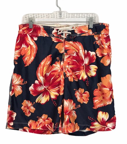 Old Navy Herren Badehose mit Blumenmuster - Größe L Taschen - Bild 1 von 8