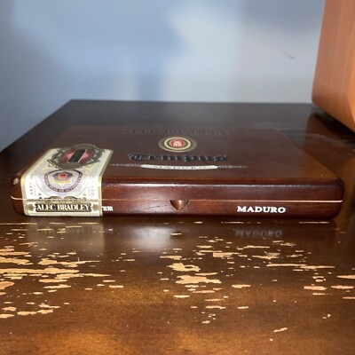 Alec Bradley Tempus Maduro Empty Cigar Box (Excellent Condition)