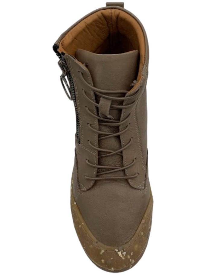 Sheridan Mia Alba Brown Leather High-Top ankle Boot-Sneaker NIB MIA Flat (Under 1 in) Boots for Women for sale | eBay main image 4