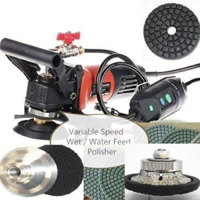 Wet Polisher 1 1/2'' Half Bullnose Profiler 40 concrete stone granite marble Buff
