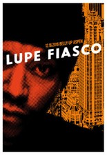 Scrojo Lupe Fiasco '16 Poster Belly Up Aspen Colorado Fiasco_1612 Alternate Art