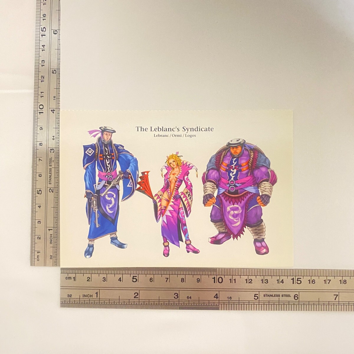 Lebranc ＆ Ormi ＆ Logos Final Fantasy X-2 Limited Postcard 2003