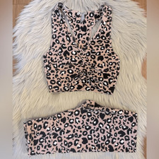 Forever 21 Leopard Print Workout Outfit