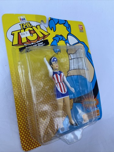 THE TICK Series II Action Figure Twist and Chop American Maid 1995 Bandai NEW - Picture 2 of 10