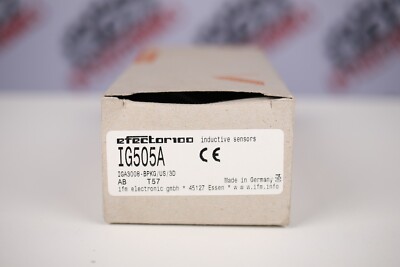 IFM ELECTRONIC EFFECTOR 100 IG505A (IGA3008.BPKG/US/3D) (INDUKTIVER SENSOR)