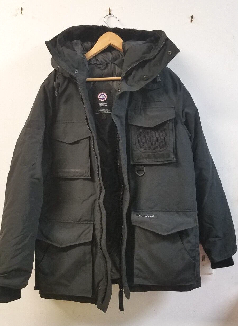 Piumino parka 4000mov Canada Goose October taglia M Colore: Nero