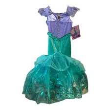 Disguise Girl's Prestige Disney Princess Costume, Ariel, M 8-10
