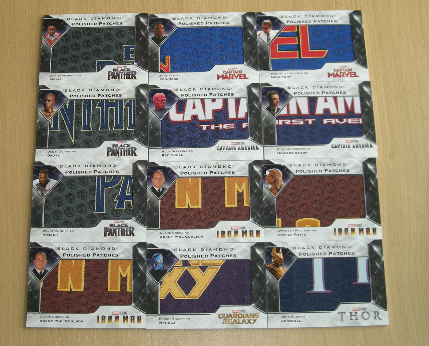 2021 UD Marvel Black Diamond Patch Puzzle 12-card lot | eBay