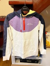 Brand New with Tags Jack Wills Womens Capton Colour Block Half Zip Hoodie Hoody