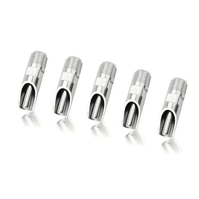 Golden Pearl 5pc 1/2 NPT Stainless Steel Automatic Pig Nipple Water Drinker F...