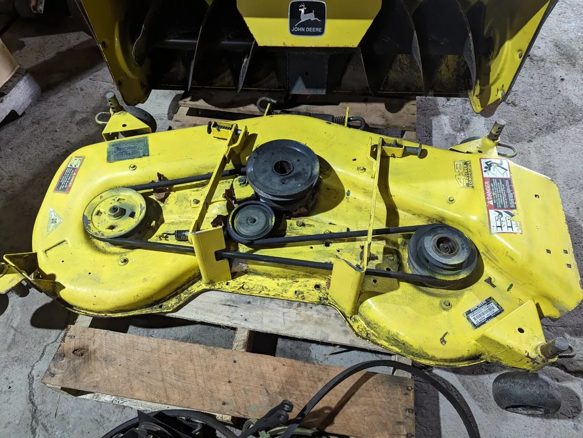 John deere 48c clearance mower deck belt diagram