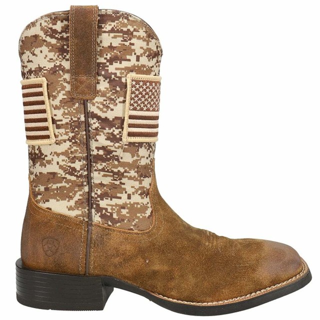 camo flag boots