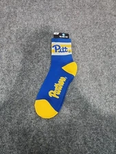 NCAA Pittsburgh Panthers Socks Blue Yellow K-aid Stripes Large