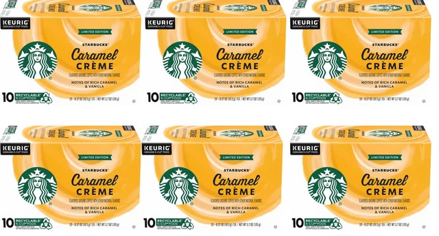starbucks caramel flavored coffee k cups