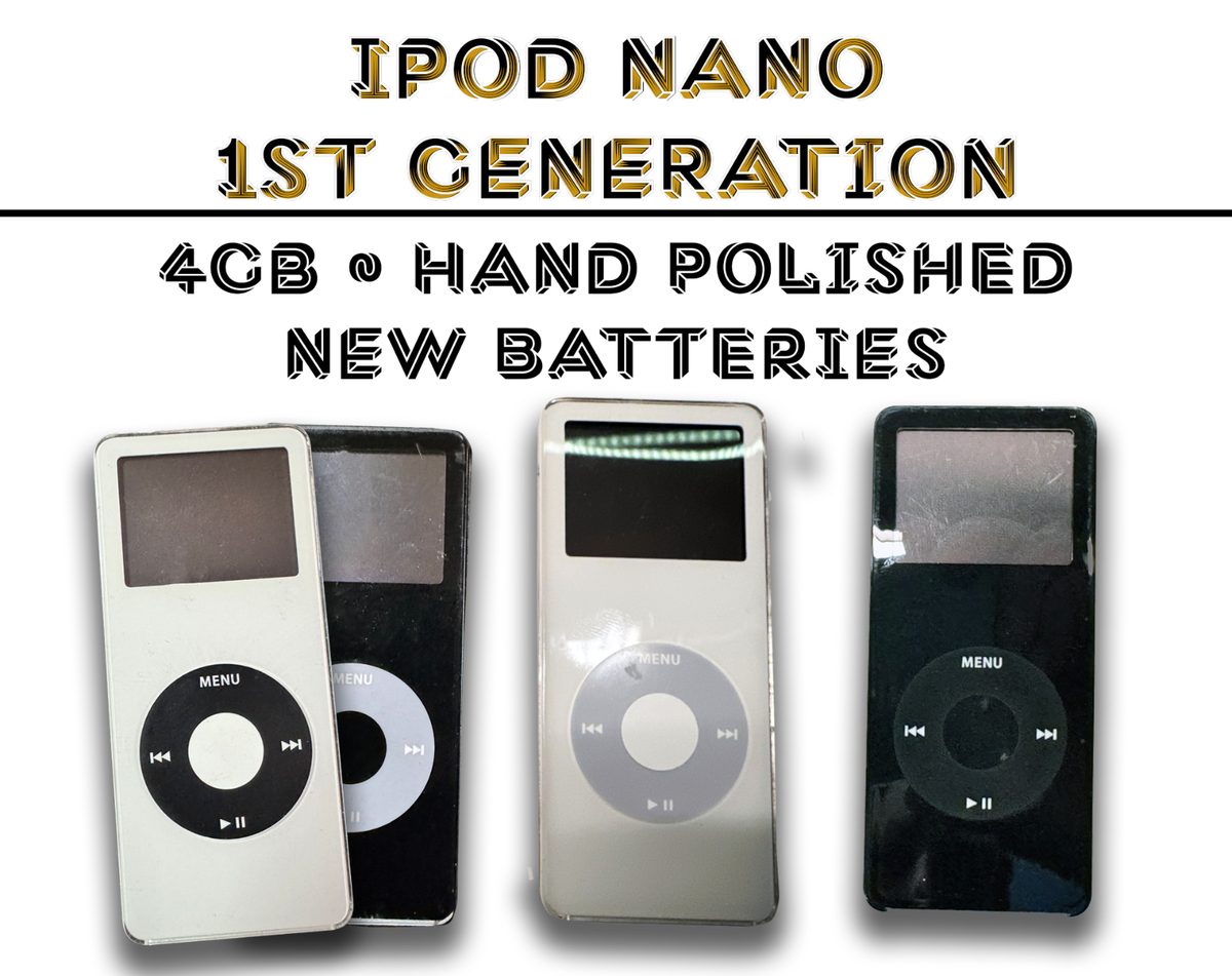 ギンガ　　iPod nano 第一世代　新品未開封　4GB Refurbished 4GB iPod Nano 1st Gen - New Batteries, Polished