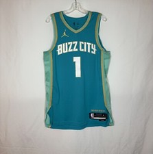 Nike Hornets #1 Lamelo Ball Authentic City Edition Basketball Jersey 23/24 Sz 44