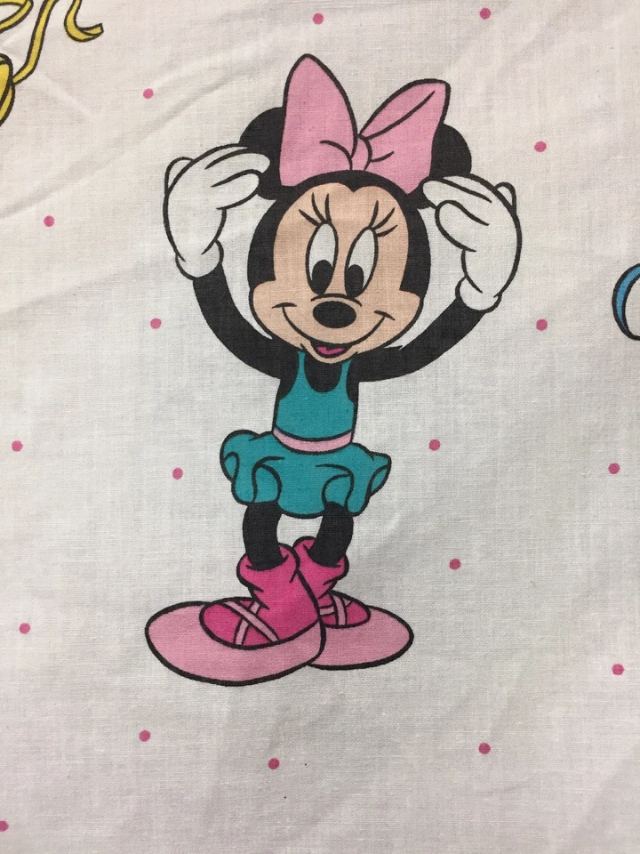 Dundee Minnie Mouse Crib Sheet Flat Ballerina USA Baby Nursery Bedding  - Image 4 of 4