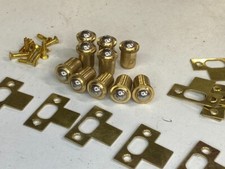 Brass Ball Catch 10mm 3/8" pack 10 Door Catch Bullet Type Friction Sprung (6670)