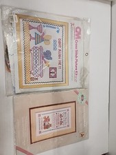 2 Vintage From the Heart Dimensions Cross Stitch Kit 53001  Columbia Minerva