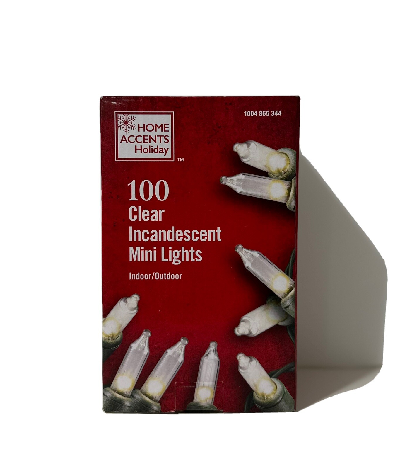 Home Accents 100 Clear Incandescent Mini Lights Indoor Outdoor 20' 7.5