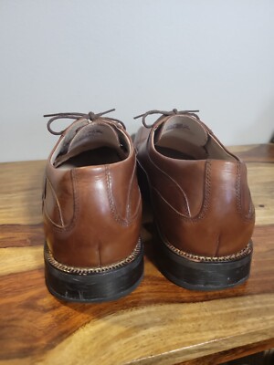 Florsheim Mens Brown LaceUp Leather Oxford Dress Shoes Size  display picture 3