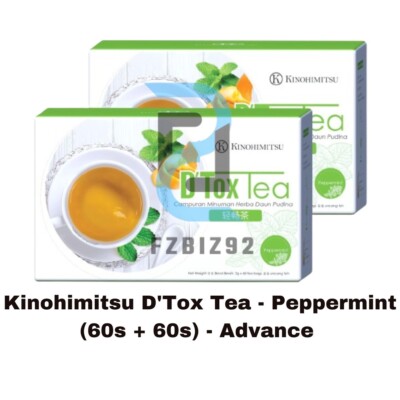 Kinohimitsu D'Tox Tea - Peppermint (60s) - Advance [Daily Cleansing on the