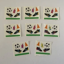 Vintage Mrs. Grossman's Stickers By The Yard 1994 Soccer Gear