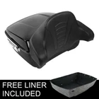 King Trunk Latch with Backrest Fit For Harley Touring Street Glide 14-2025