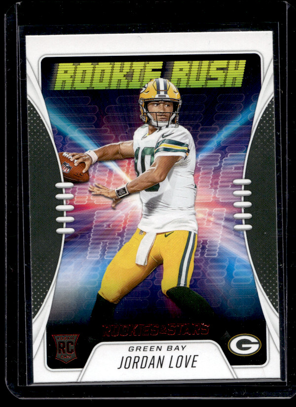 2020 Panini Rookies & Stars #RR-4 Jordan Love Rookie Rush Excellent