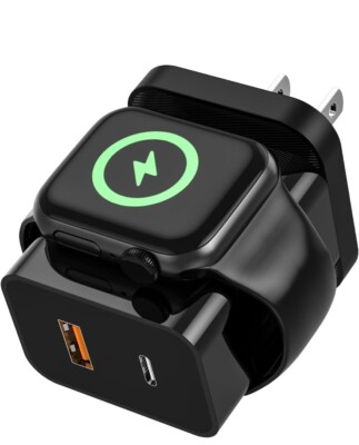 for Apple Watch Charger with 20W Fast Charging Block, 3 in 1 PD USB C Wall Ch...