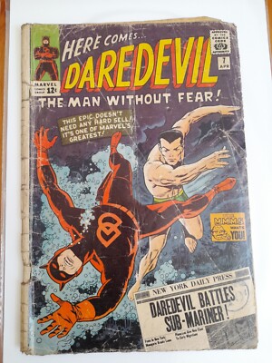 Daredevil #7 April 1965 Good 2.0 Debut of Daredevil s classic red costume
