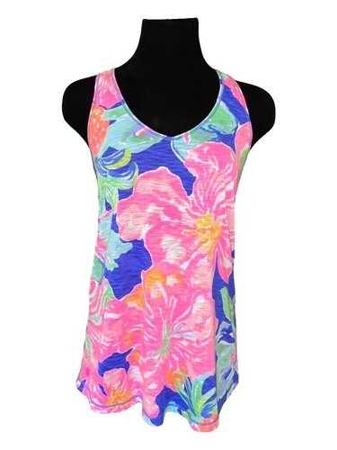 Lilly Pulitzer NWT Caprina Top Rousseau Pink Cool As Shell - Size