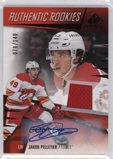 2023 SP Game Used Authentic Rookies Jersey 78/149 Jakob Pelletier #221 Auto 17ar