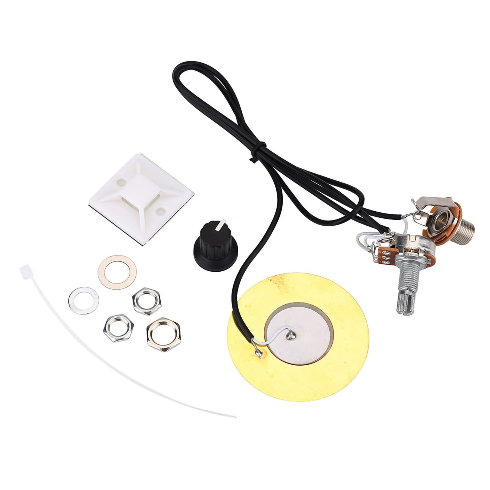 Transducteur Piézo-électrique en Métal 50mm pour Équiper votre Guitare et Créer vos Propres Micros de Contact