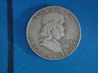 1948 P United States Benjamin Franklin Half Dollar Silver Coin 50C