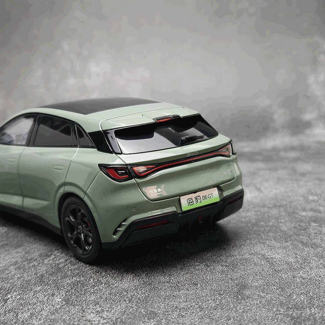 1/18 Scale BYD Seal 06 GT EV Green Diecast Car Model Toy