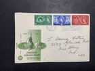 Great Britain 1957 cover USA Boy Scout Jamboree Sutton Coldfield cancel INDABA