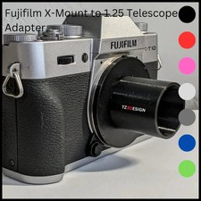 Fujifilm X Mount to 1.25" Telescope Adapter 3D Printed Astrophotography Ring