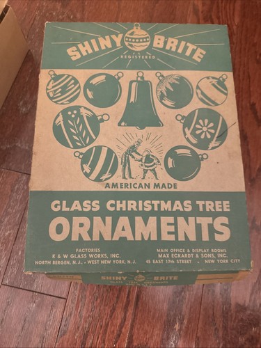 Vintage Lot 1950s Glass Christmas Ornaments Shiny Brite West Germany 5 Boxes - Picture 14 of 19