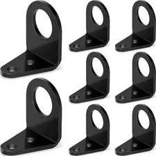 Therwen 8 Pcs 3/16" Mounting Hole Brake Bolt on Type Brake Line Tabs Mounting